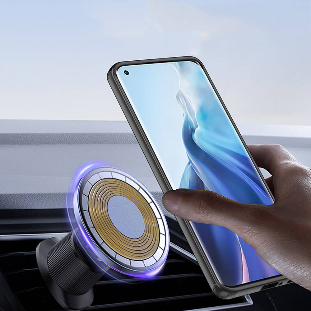 Xiaomi Mi 13 Kılıf Aramid Karbon Fiber Magsafe Özellikli Wlons Radison Kılıf Siyah