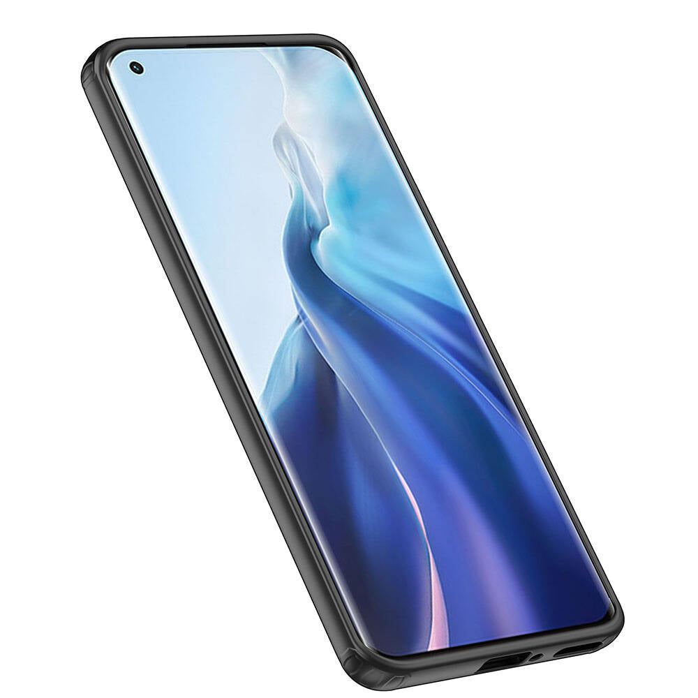 Xiaomi Mi 13 Kılıf Aramid Karbon Fiber Magsafe Özellikli Wlons Radison Kılıf Siyah