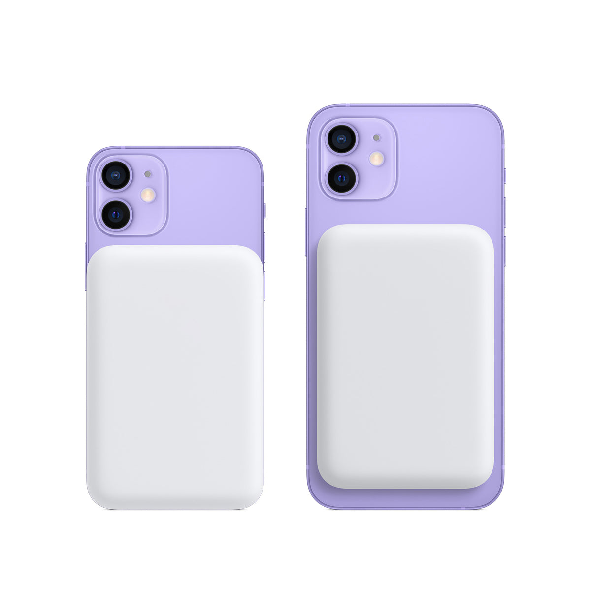 Xipin WS-T123 Magsafe Wireless Şarj Özellikli Akıllı Magnetik Powerbank 5000mAh Beyaz