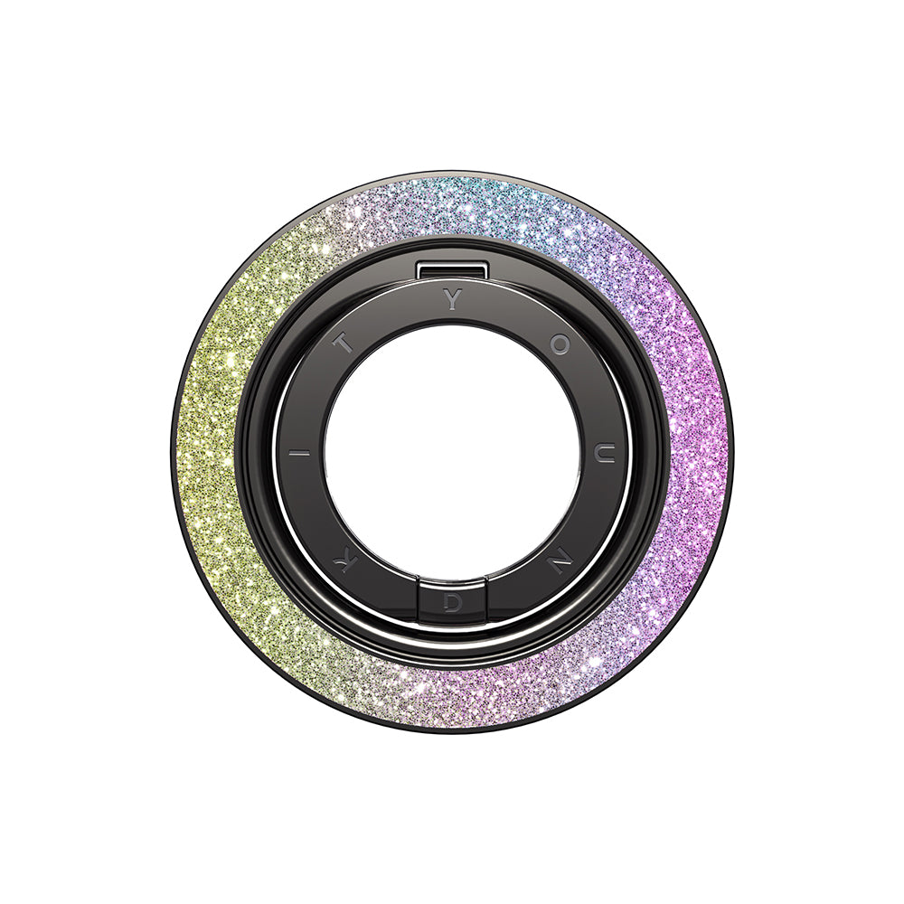 Youngkit Colorful Serisi Double Magnetik Ring Stand Telefon Tutucu Gümüş