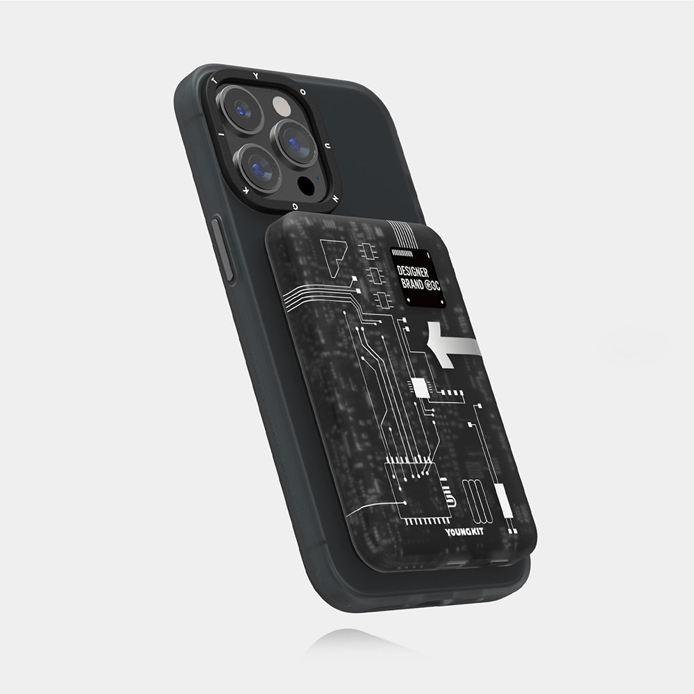 Youngkit Tech Hızlı Şarj Özellikli Wireless Powerbank 15W 5000mAh Beyaz